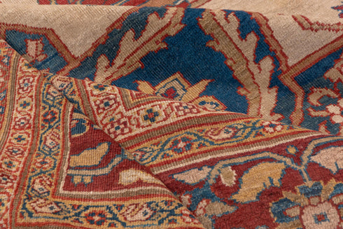 Antique Sultanabad Area Rug (12' x 14')